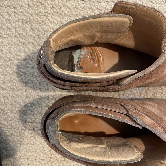 Rag & Bone Harrow Booties 36.5 Camel Suede - Picture 8 of 8